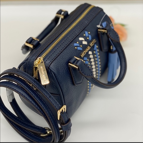 MICHAEL KORS BEDFORD XS DUFFLE XBODY NAVY MULTI - Picture 2 of 15